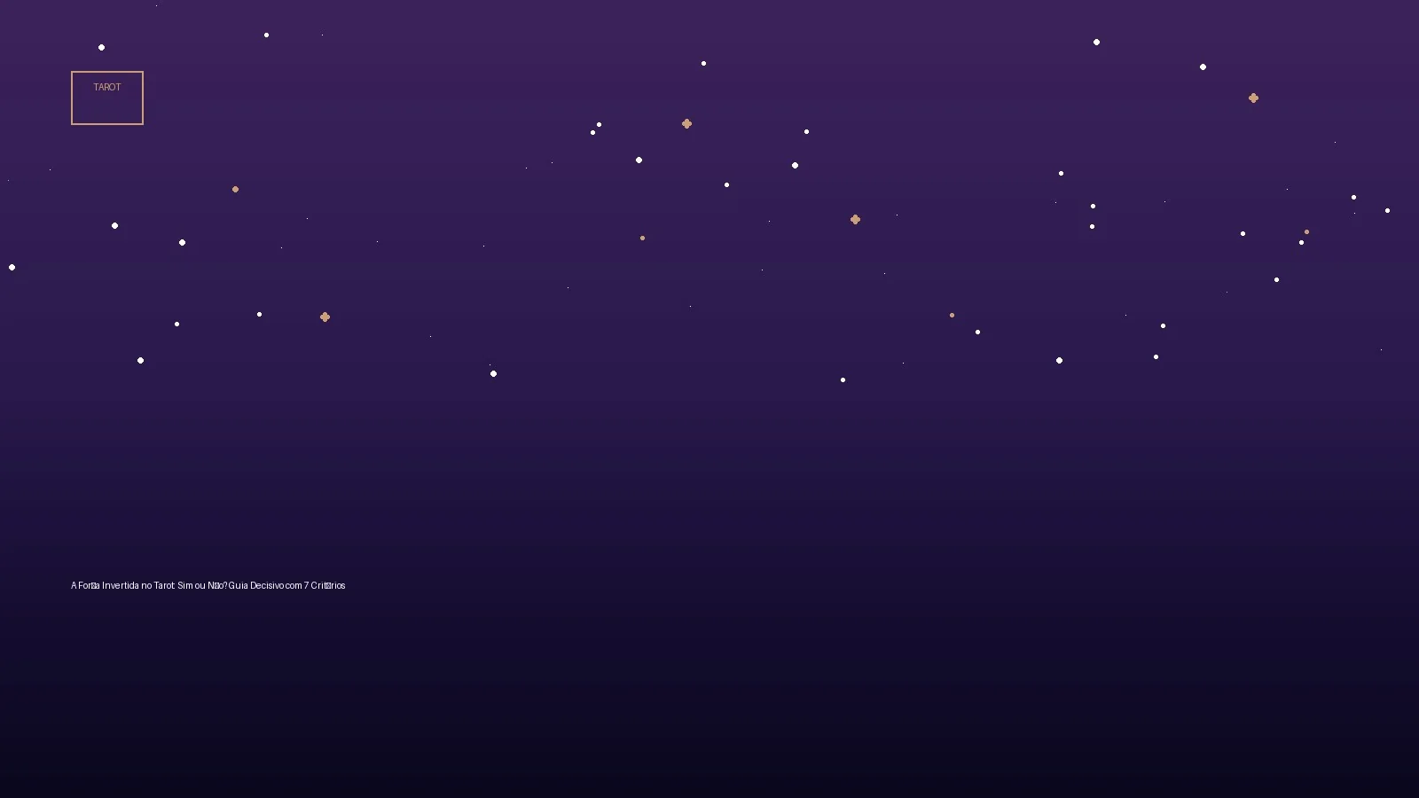 A Força Invertida no Tarot: Sim ou Não? Guia Decisivo com 7 Critérios — Tarot no Horoscopo Certo