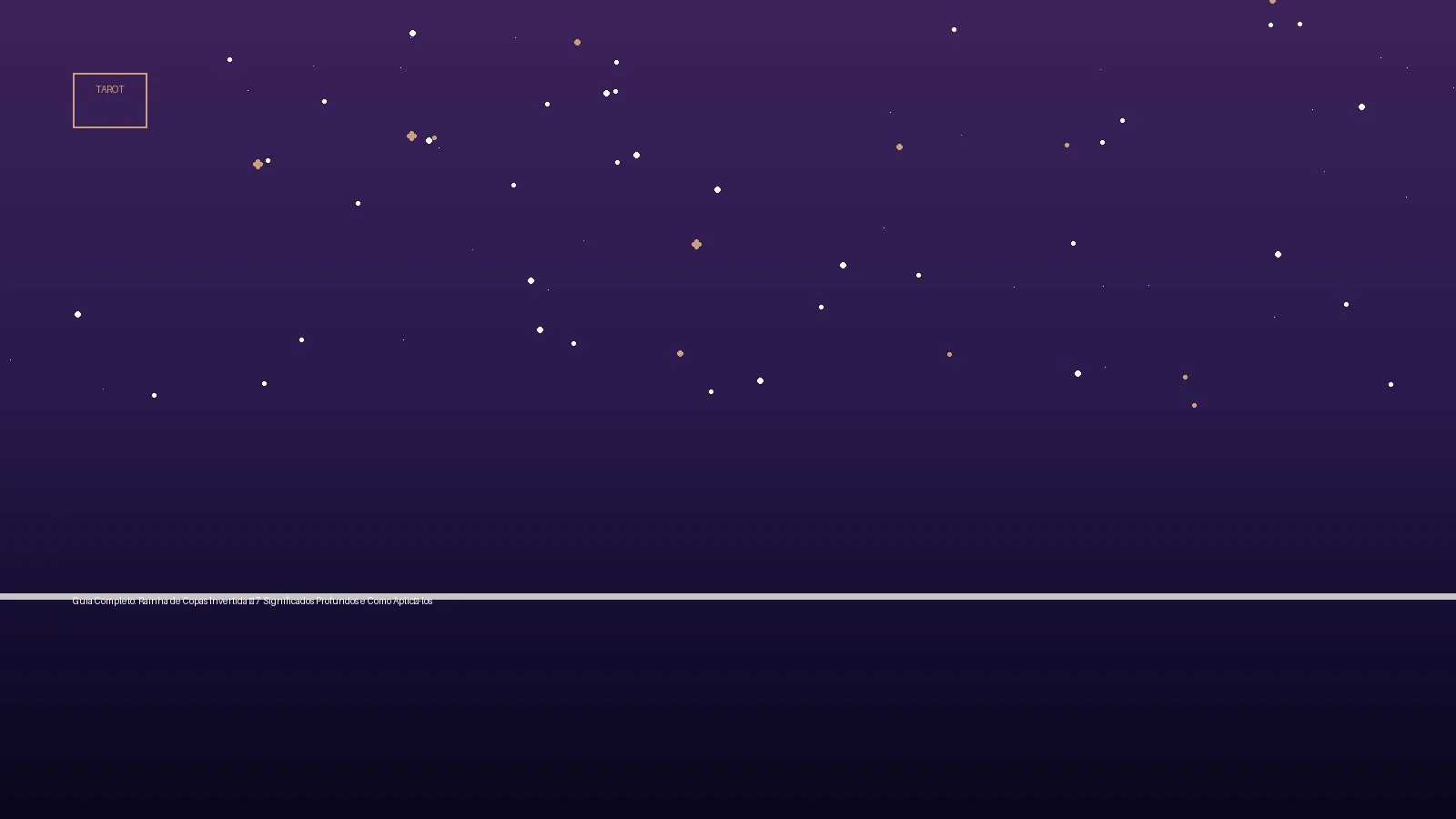 Guia Completo: Rainha de Copas Invertida – 7 Significados Profundos e Como Aplicá-los