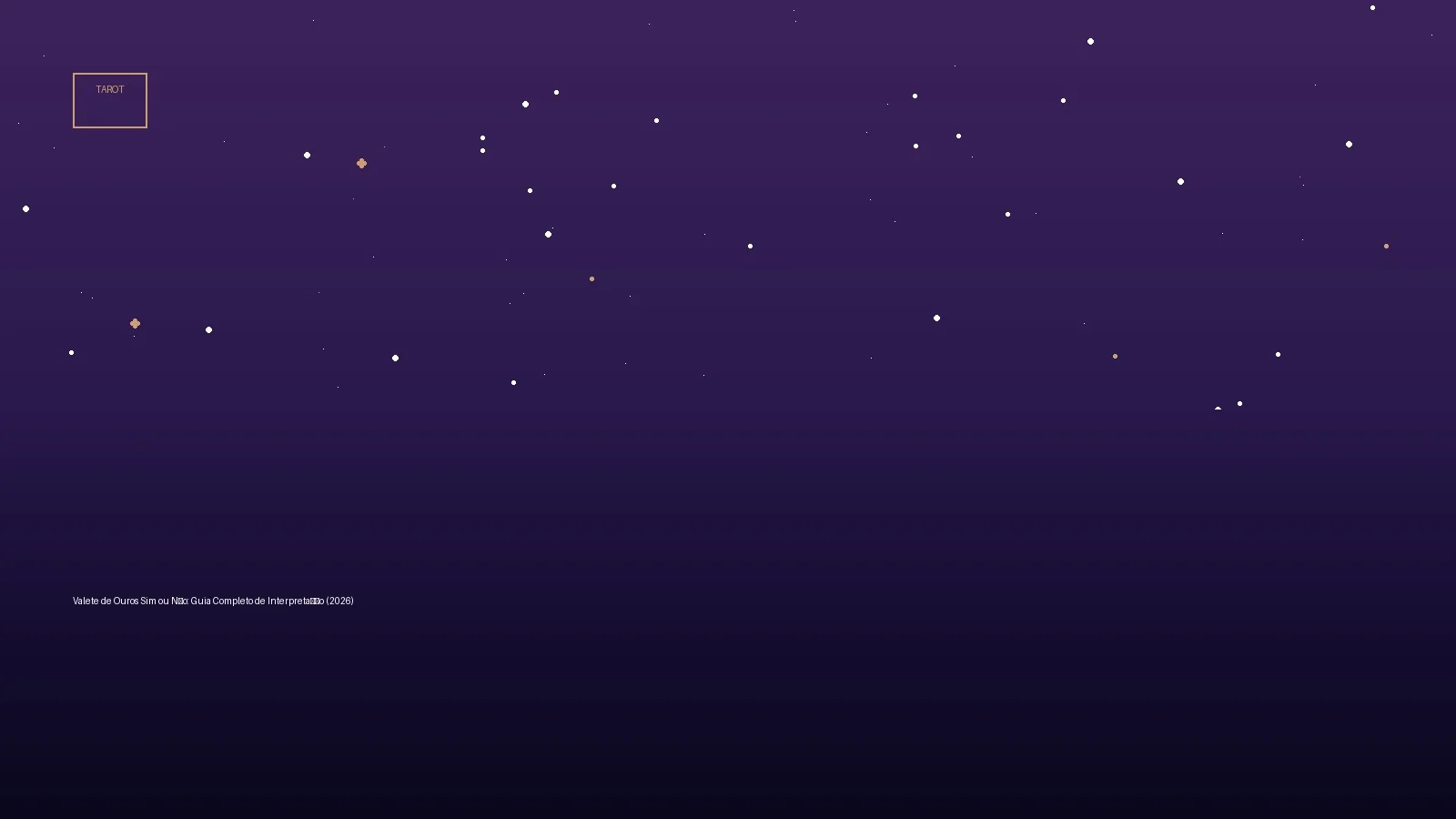 Valete de Ouros Sim ou Não: Guia Completo de Interpretação (2026) — Tarot no Horoscopo Certo