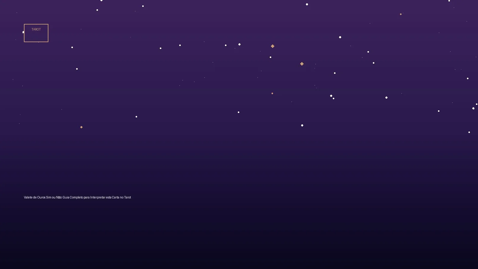 Valete de Ouros Sim ou Não: Guia Completo para Interpretar esta Carta no Tarot — Tarot no Horoscopo Certo