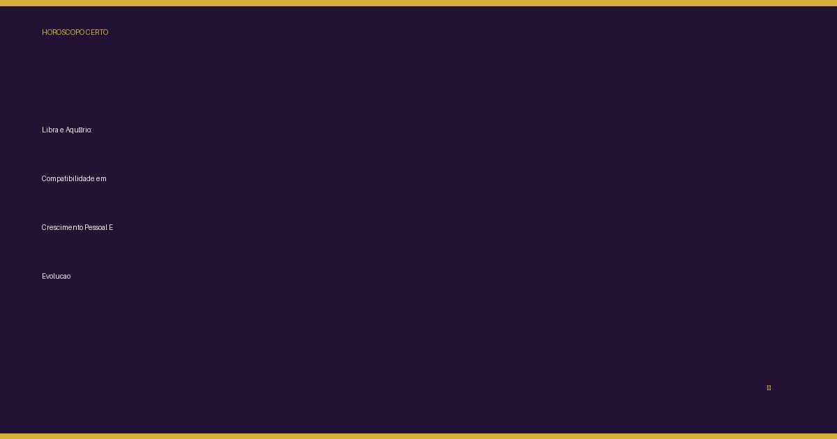 Libra e Aquário: Compatibilidade em Crescimento Pessoal E Evolucao — Sinastria no Horoscopo Certo