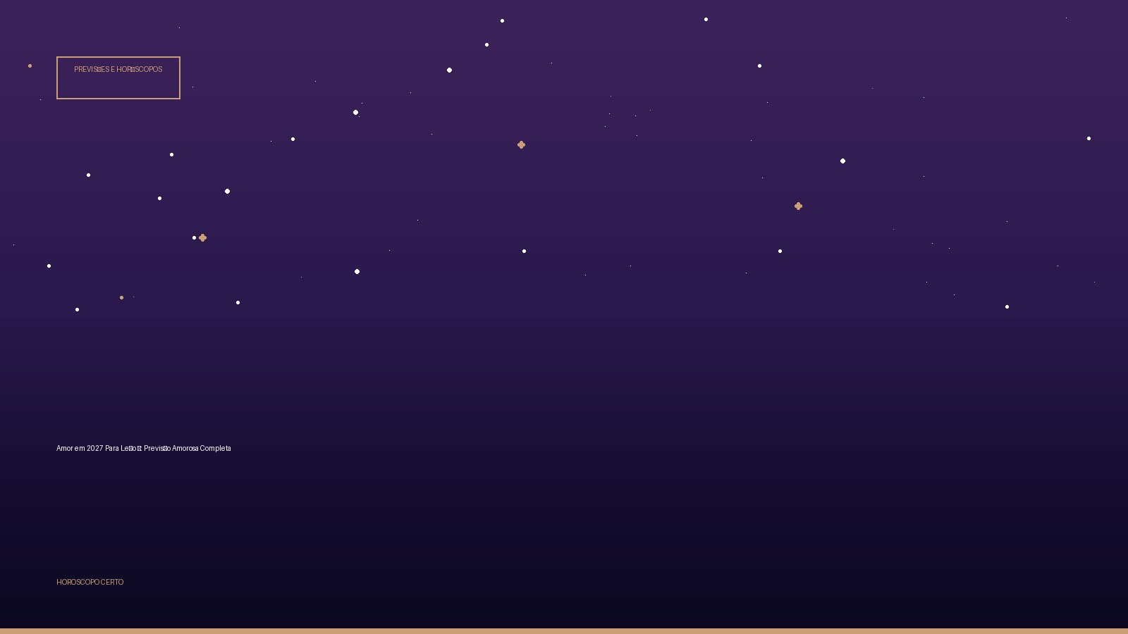 Amor em 2027 Para Leão ♌: Previsão Amorosa Completa — Previsões e Horóscopos no Horoscopo Certo