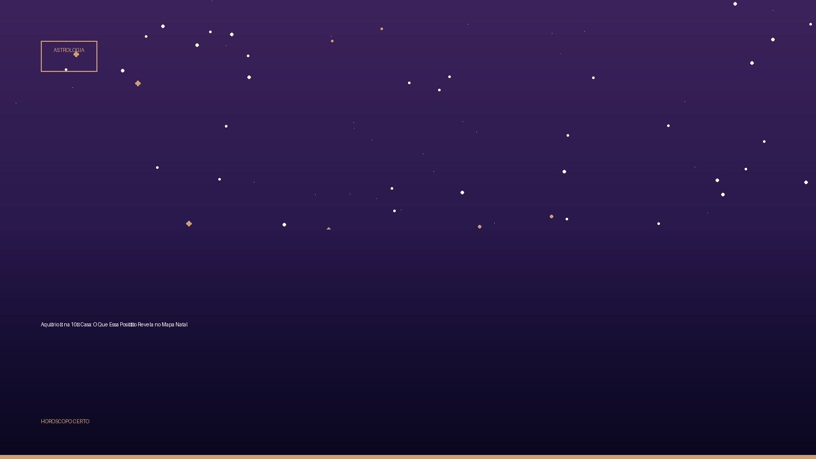 Aquário ♒ na 10ª Casa: O Que Essa Posição Revela no Mapa Natal — Astrologia no Horoscopo Certo
