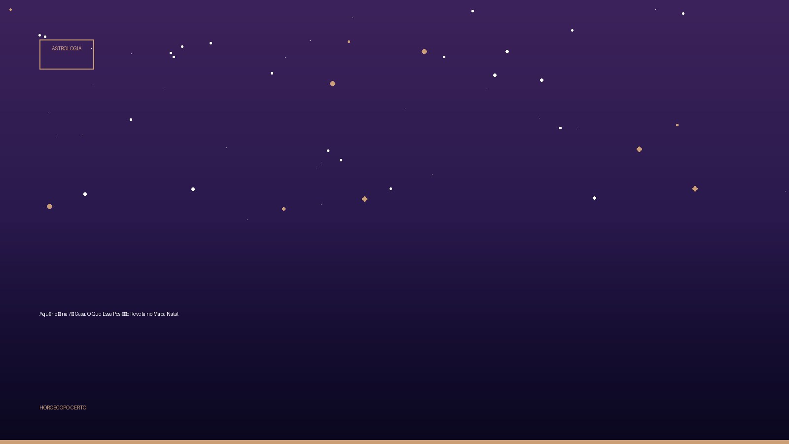Aquário ♒ na 7ª Casa: O Que Essa Posição Revela no Mapa Natal — Astrologia no Horoscopo Certo