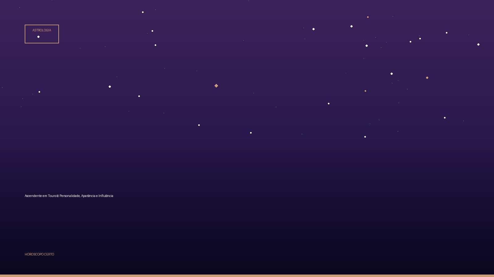 Ascendente em Touro ♉: Personalidade, Aparência e Influência — Astrologia no Horoscopo Certo