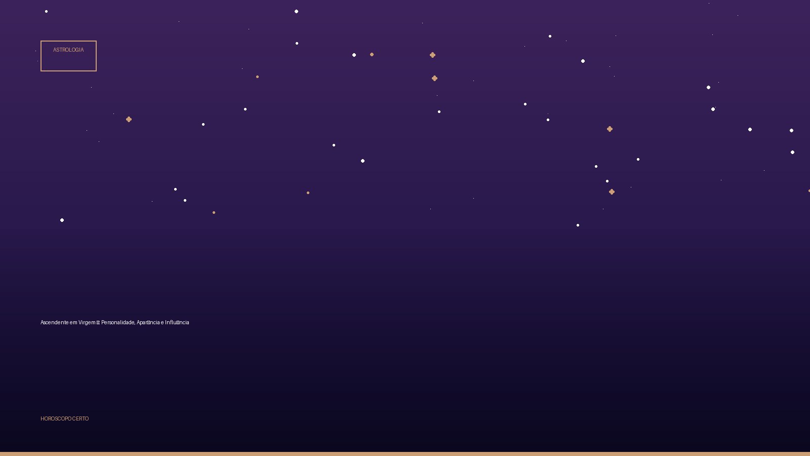 Ascendente em Virgem ♍: Personalidade, Aparência e Influência — Astrologia no Horoscopo Certo