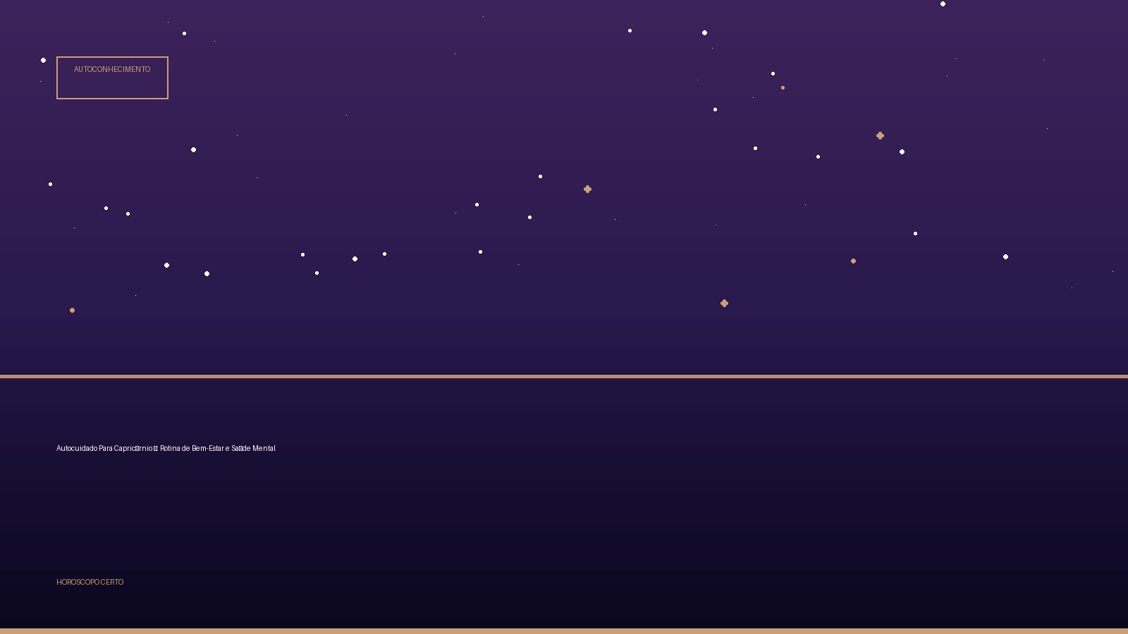 Autocuidado Para Capricórnio ♑: Rotina de Bem-Estar e Saúde Mental — Autoconhecimento no Horoscopo Certo