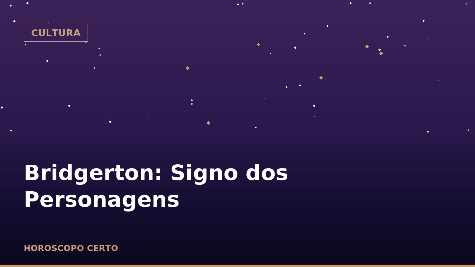 Bridgerton: Signo dos Personagens — Cultura no Horoscopo Certo