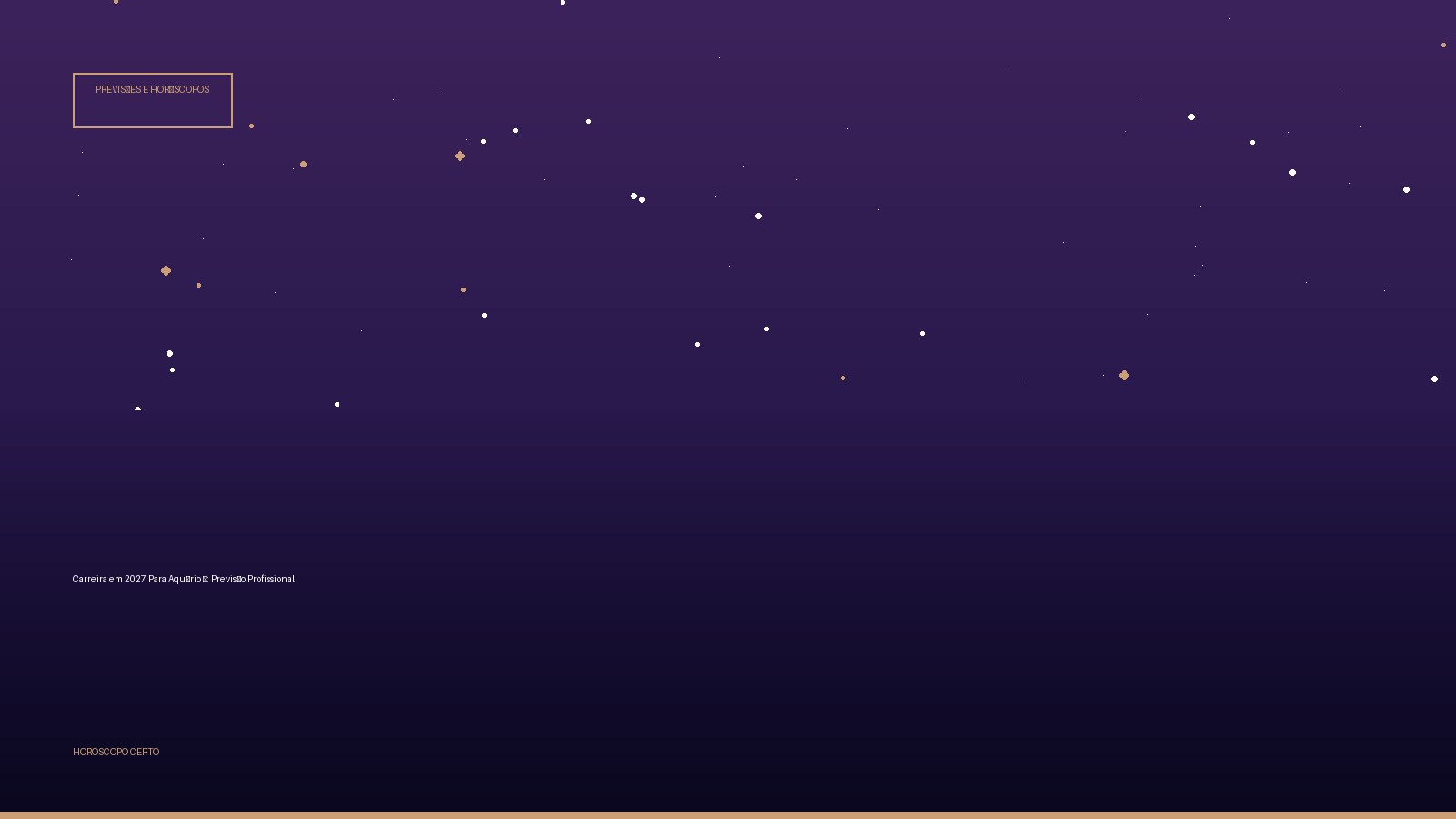 Carreira em 2027 Para Aquário ♒: Previsão Profissional — Previsões e Horóscopos no Horoscopo Certo