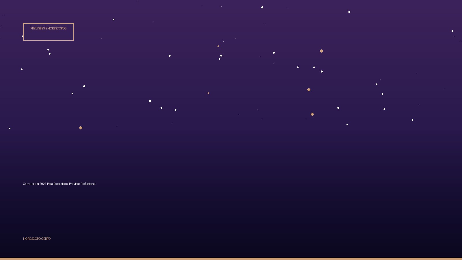 Carreira em 2027 Para Escorpião ♏: Previsão Profissional — Previsões e Horóscopos no Horoscopo Certo