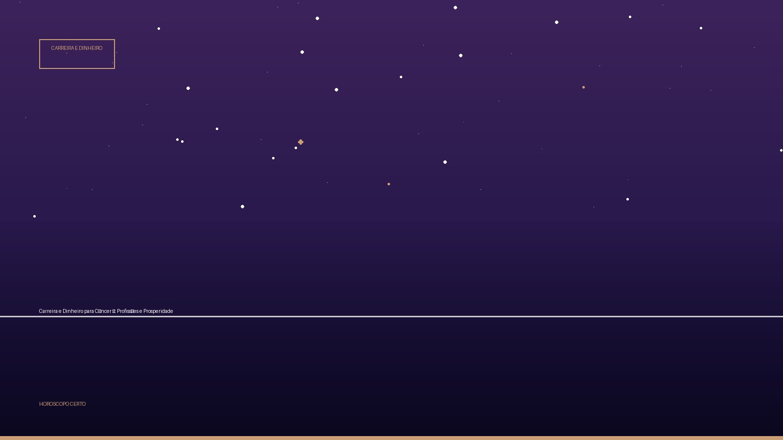 Carreira e Dinheiro para Câncer ♋: Profissões e Prosperidade — Carreira e Dinheiro no Horoscopo Certo