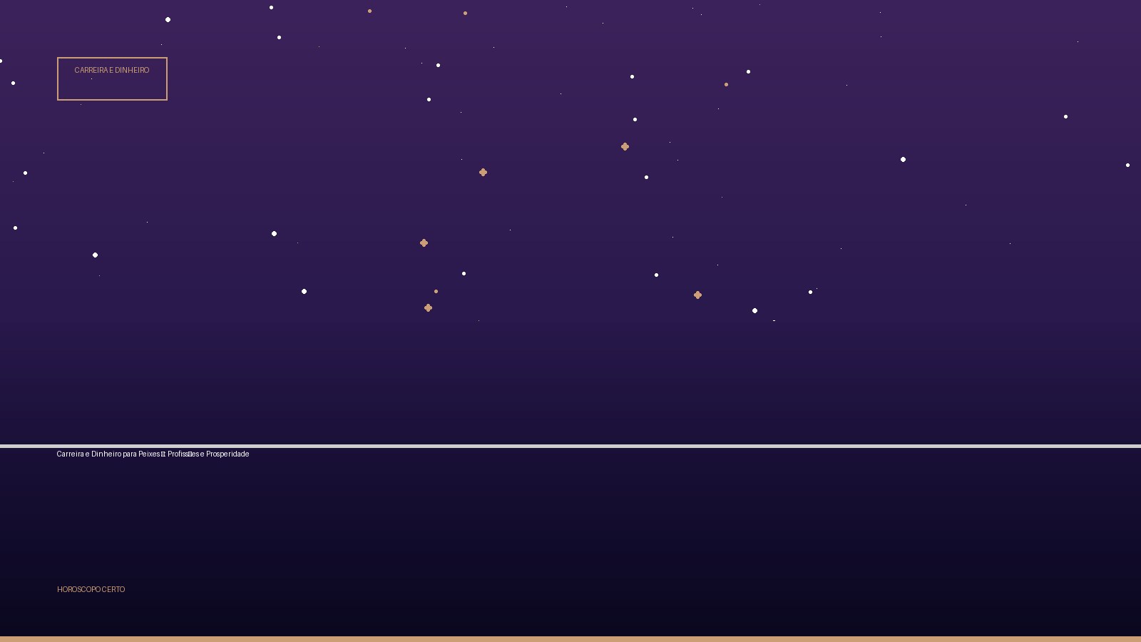 Carreira e Dinheiro para Peixes ♓: Profissões e Prosperidade — Carreira e Dinheiro no Horoscopo Certo