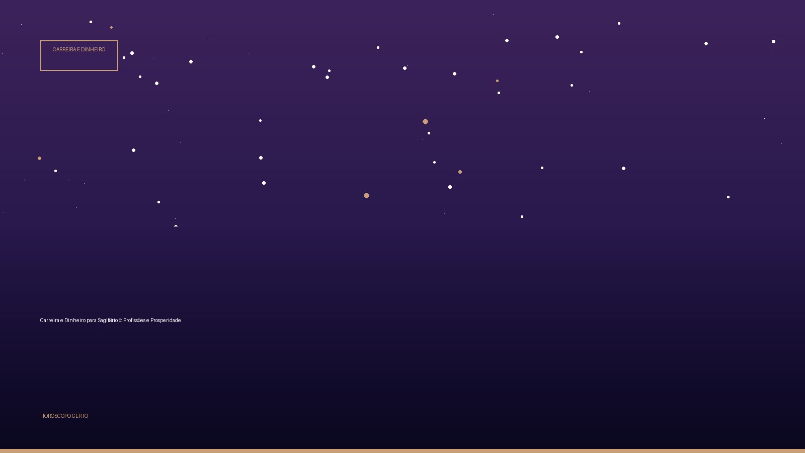 Carreira e Dinheiro para Sagitário ♐: Profissões e Prosperidade — Carreira e Dinheiro no Horoscopo Certo