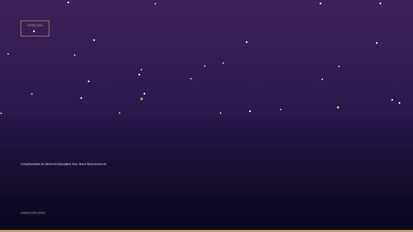 Compatibilidade de Câncer ♋ e Escorpião ♏: Amor, Sexo e Relacionamento — Astrologia no Horoscopo Certo