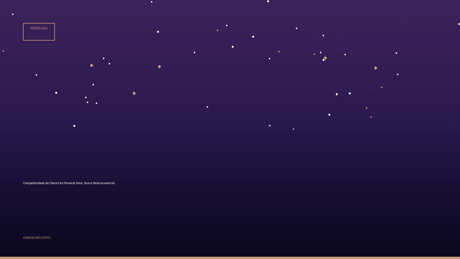 Compatibilidade de Câncer ♋ e Peixes ♓: Amor, Sexo e Relacionamento — Astrologia no Horoscopo Certo