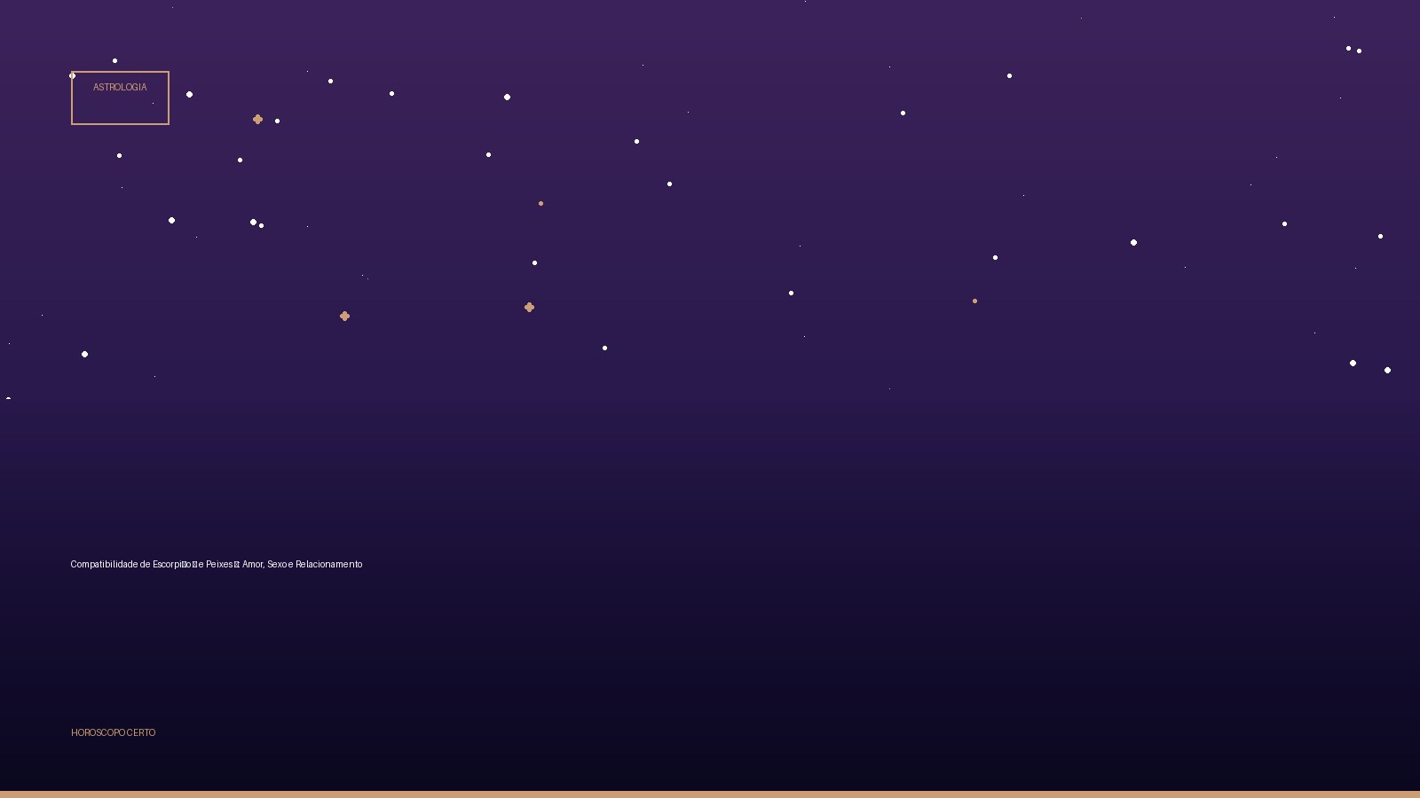 Compatibilidade de Escorpião ♏ e Peixes ♓: Amor, Sexo e Relacionamento — Astrologia no Horoscopo Certo