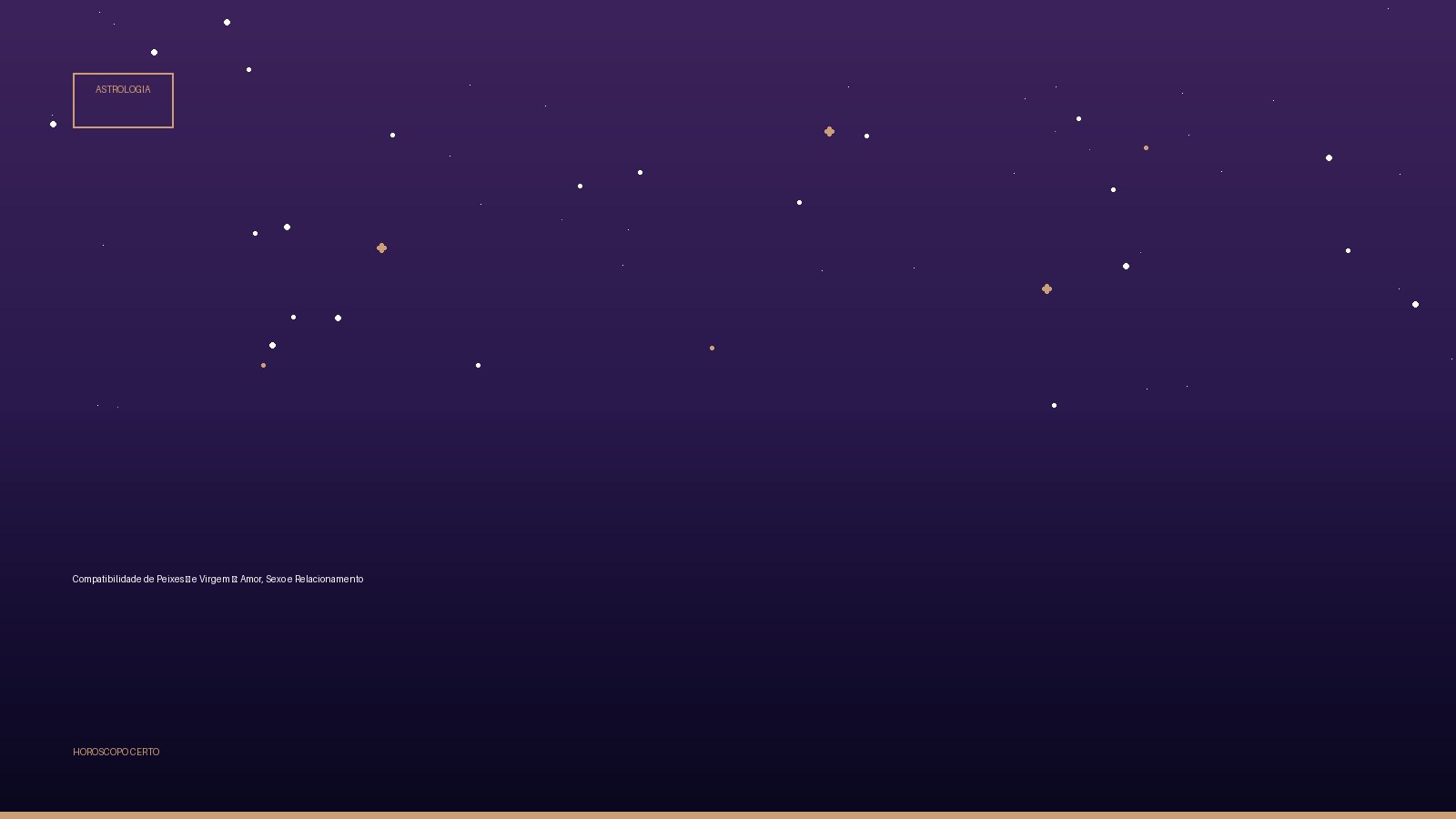 Compatibilidade de Peixes ♓ e Virgem ♍: Amor, Sexo e Relacionamento — Astrologia no Horoscopo Certo