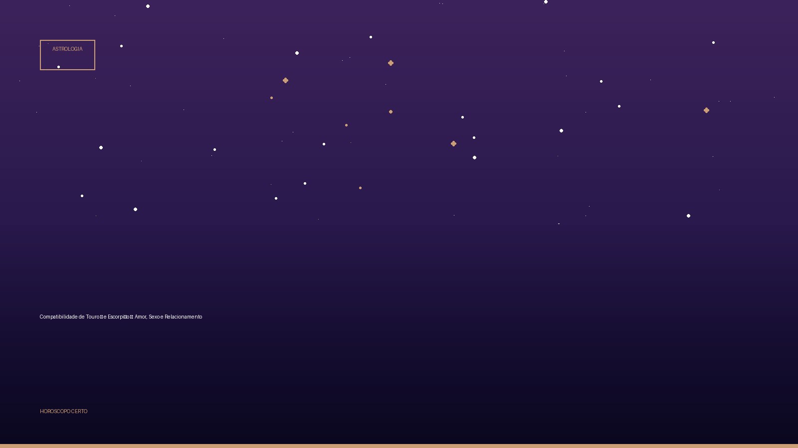 Compatibilidade de Touro ♉ e Escorpião ♏: Amor, Sexo e Relacionamento — Astrologia no Horoscopo Certo