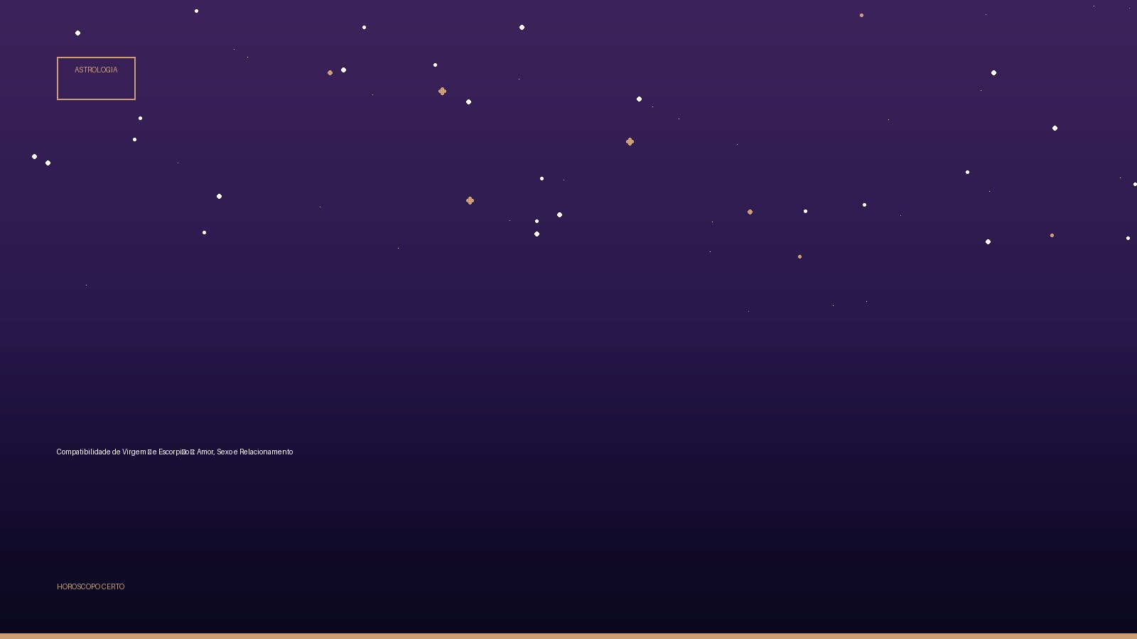 Compatibilidade de Virgem ♍ e Escorpião ♏: Amor, Sexo e Relacionamento — Astrologia no Horoscopo Certo