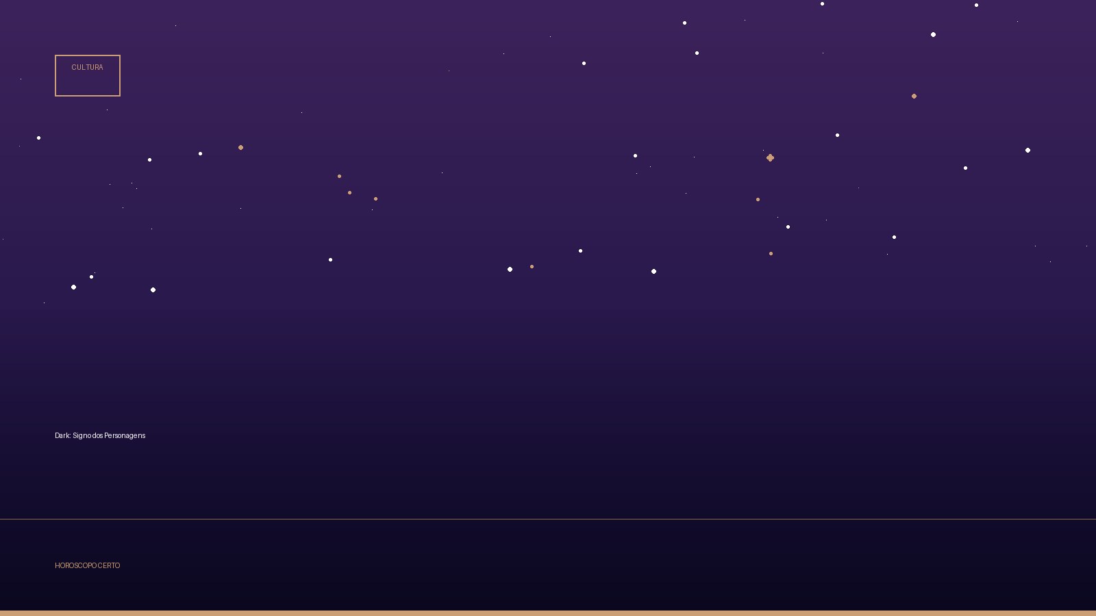 Dark: Signo dos Personagens — Cultura no Horoscopo Certo