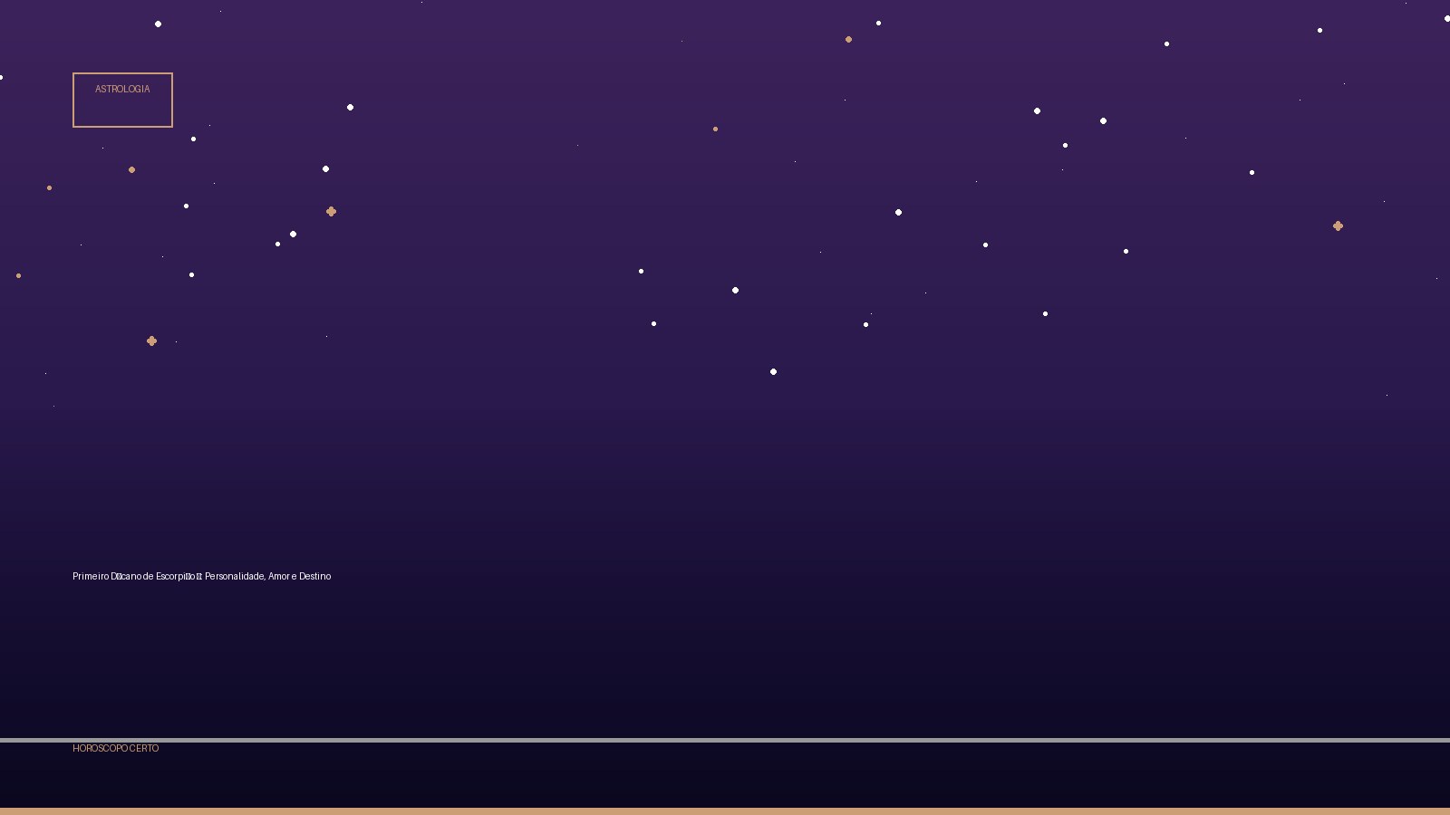 Primeiro Décano de Escorpião ♏: Personalidade, Amor e Destino — Astrologia no Horoscopo Certo