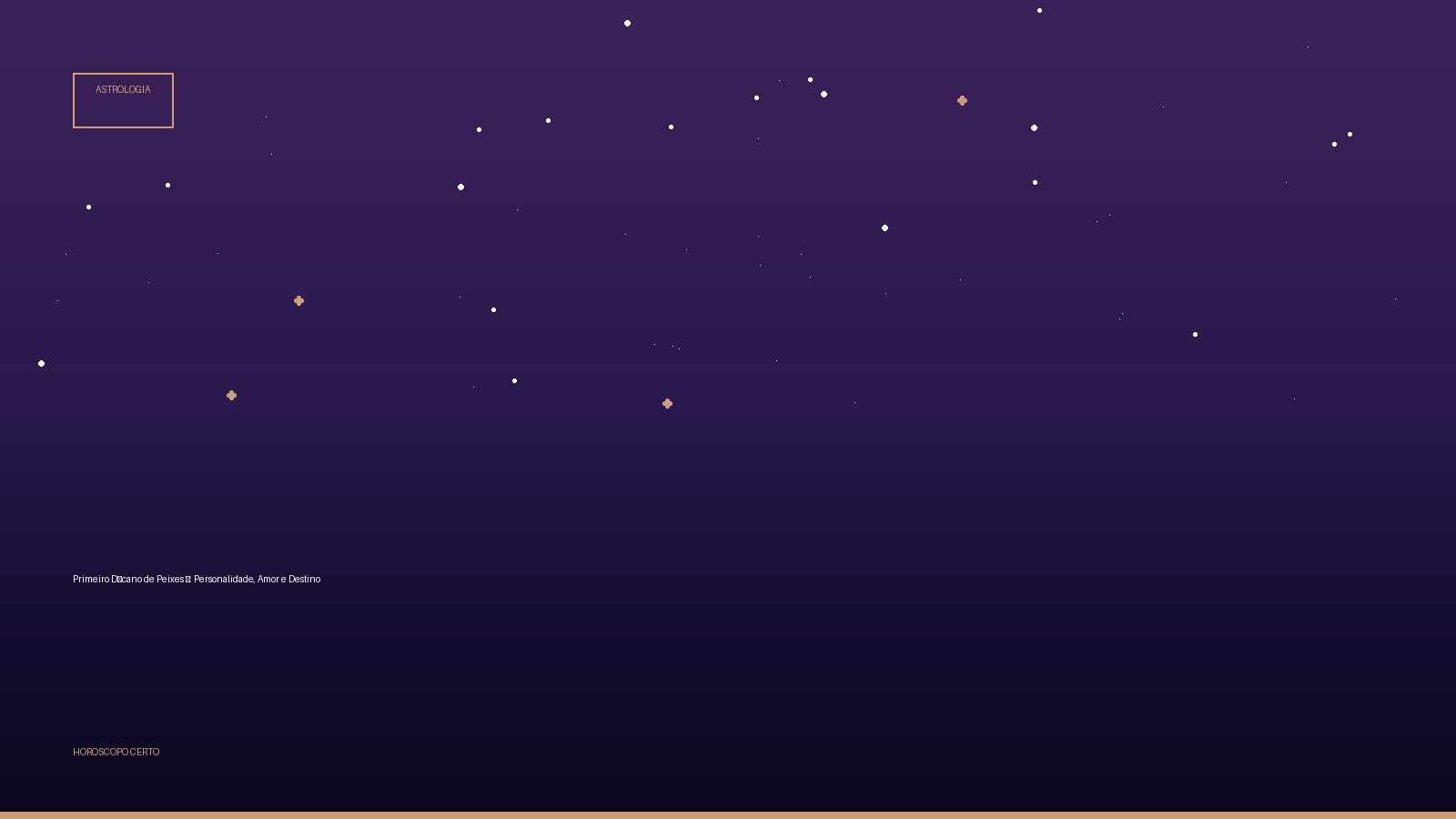 Primeiro Décano de Peixes ♓: Personalidade, Amor e Destino — Astrologia no Horoscopo Certo