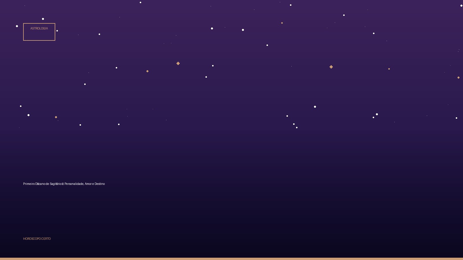 Primeiro Décano de Sagitário ♐: Personalidade, Amor e Destino — Astrologia no Horoscopo Certo