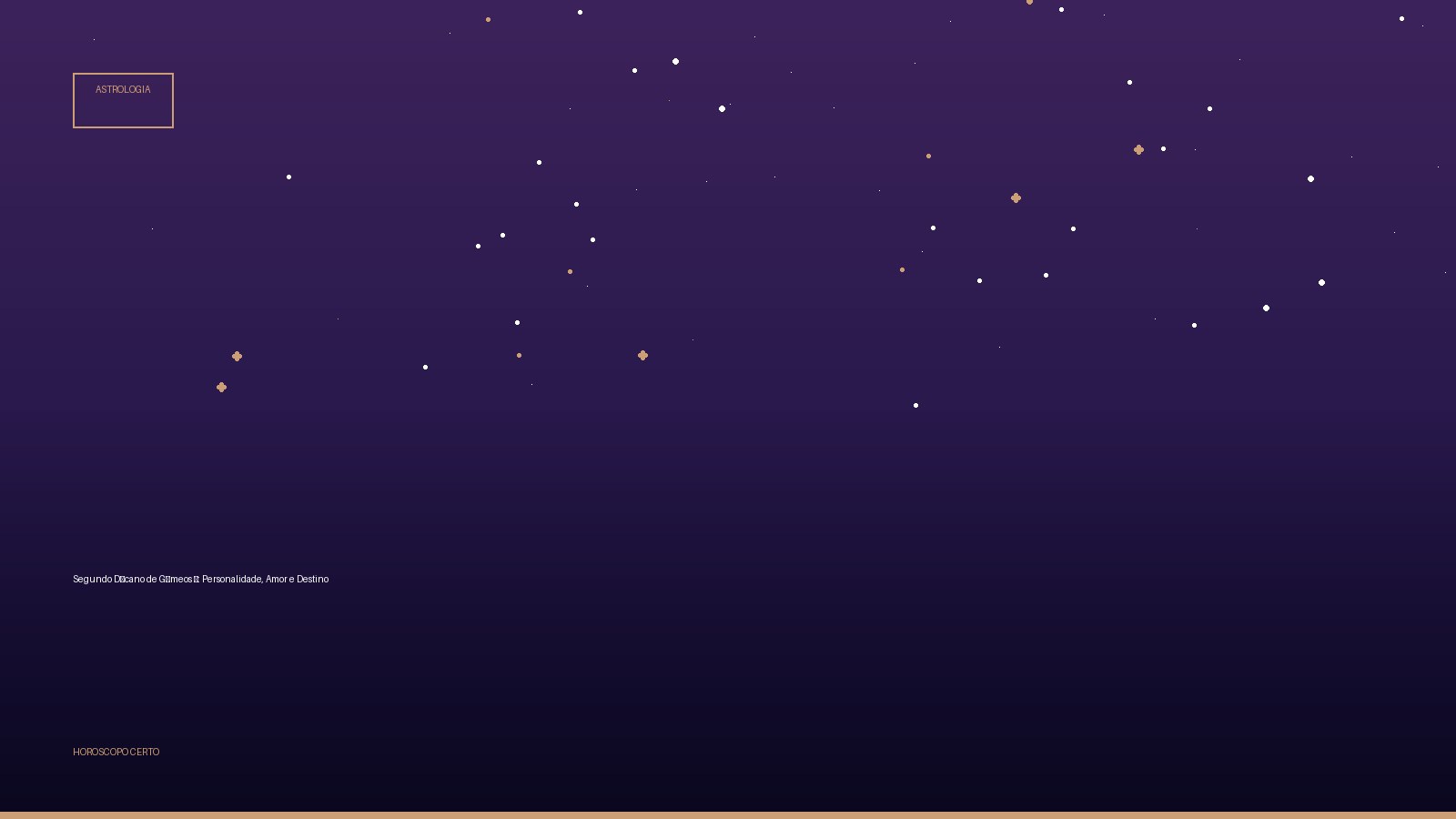 Segundo Décano de Gêmeos ♊: Personalidade, Amor e Destino — Astrologia no Horoscopo Certo