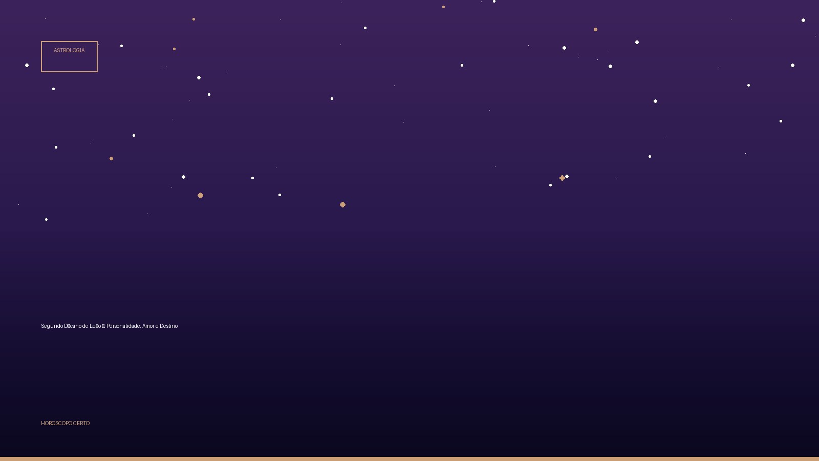 Segundo Décano de Leão ♌: Personalidade, Amor e Destino — Astrologia no Horoscopo Certo