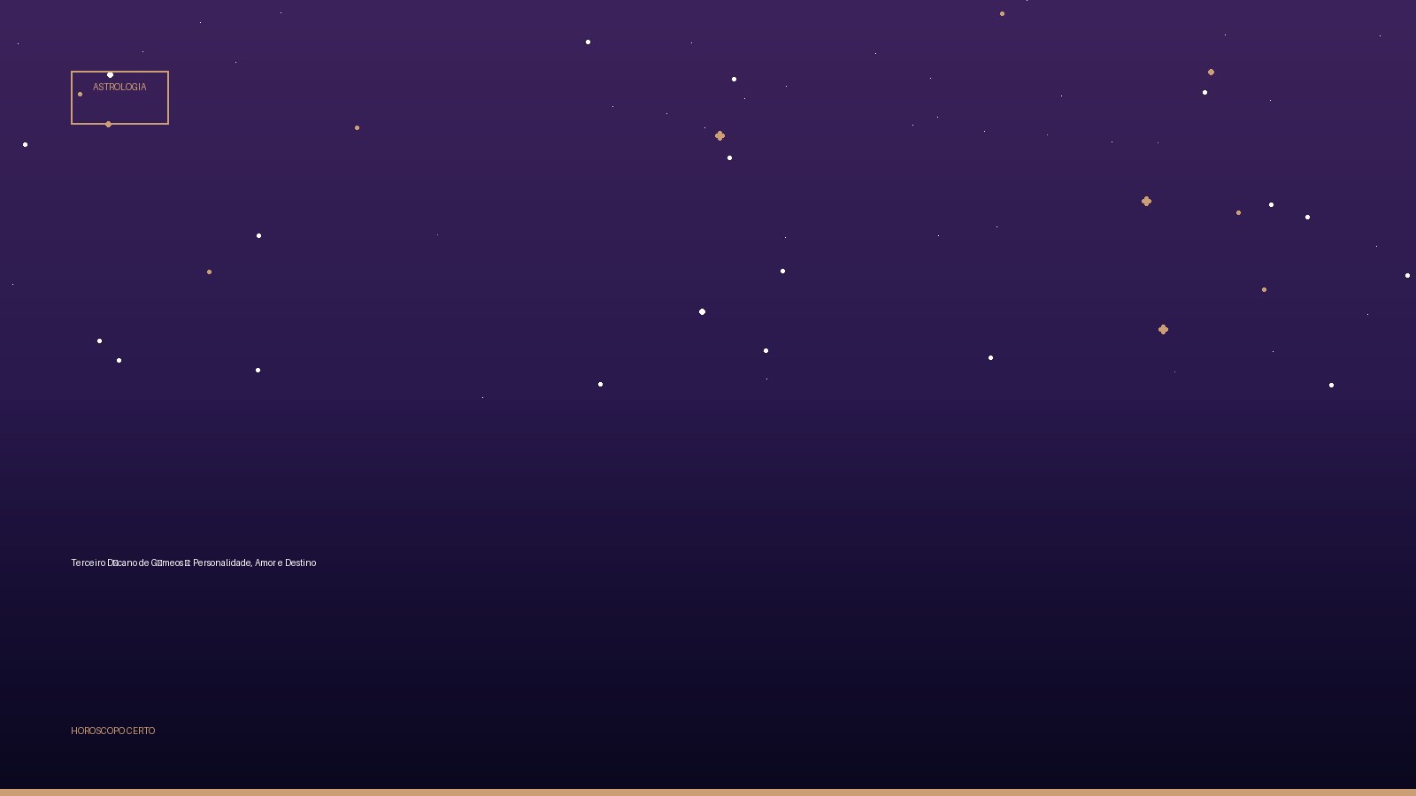Terceiro Décano de Gêmeos ♊: Personalidade, Amor e Destino — Astrologia no Horoscopo Certo