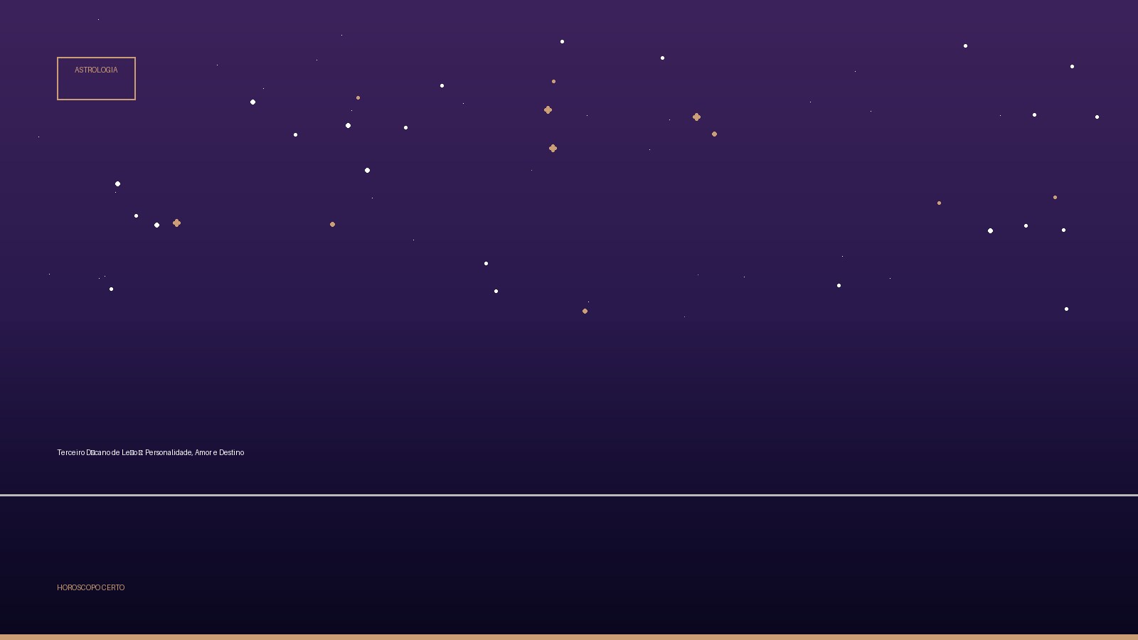 Terceiro Décano de Leão ♌: Personalidade, Amor e Destino — Astrologia no Horoscopo Certo