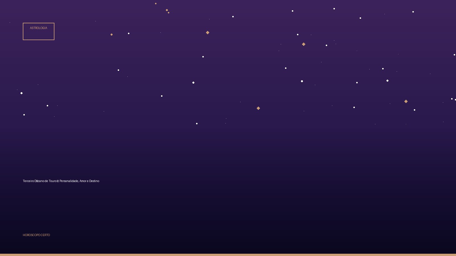 Terceiro Décano de Touro ♉: Personalidade, Amor e Destino — Astrologia no Horoscopo Certo