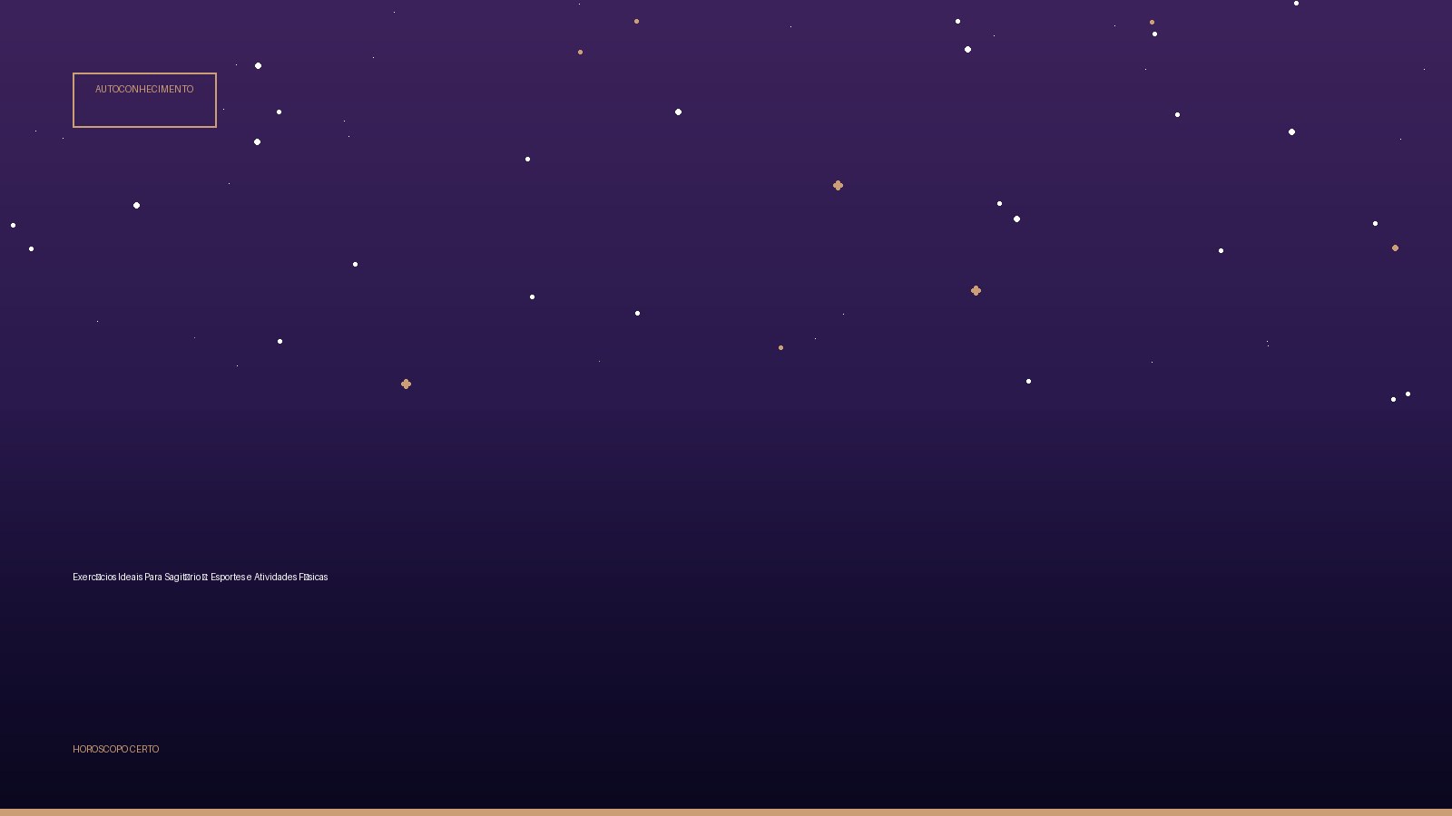 Exercícios Ideais Para Sagitário ♐: Esportes e Atividades Físicas — Autoconhecimento no Horoscopo Certo