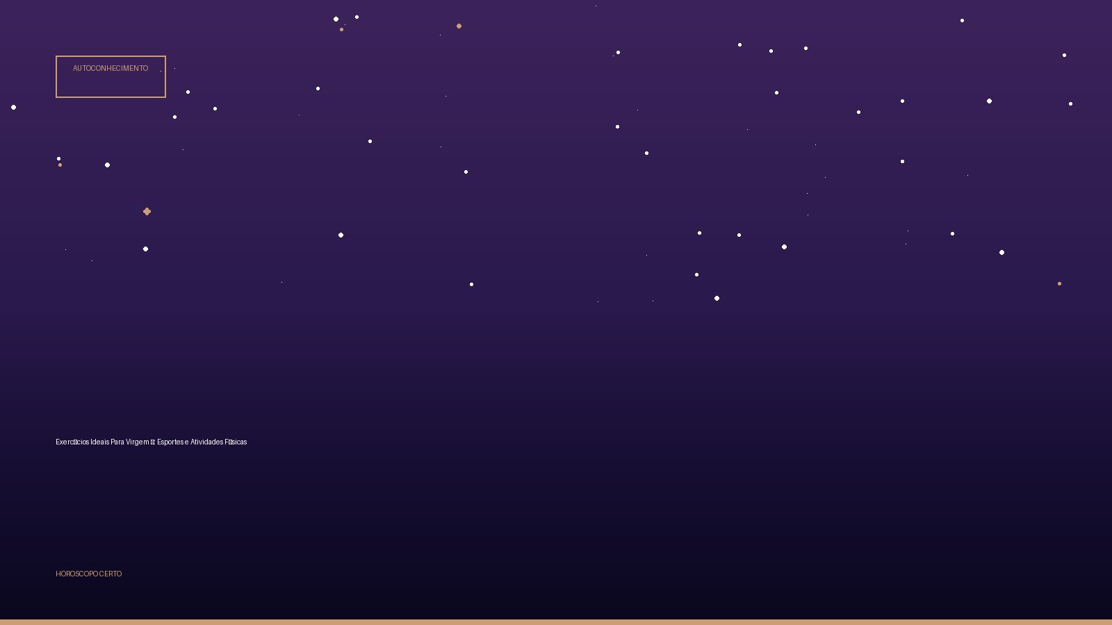 Exercícios Ideais Para Virgem ♍: Esportes e Atividades Físicas — Autoconhecimento no Horoscopo Certo