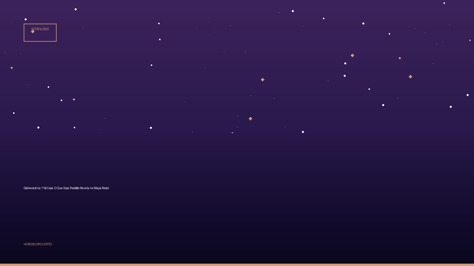 Gêmeos ♊ na 11ª Casa: O Que Essa Posição Revela no Mapa Natal — Astrologia no Horoscopo Certo