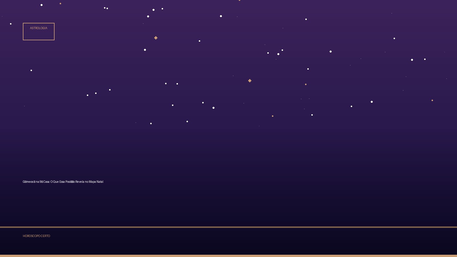 Gêmeos ♊ na 9ª Casa: O Que Essa Posição Revela no Mapa Natal — Astrologia no Horoscopo Certo