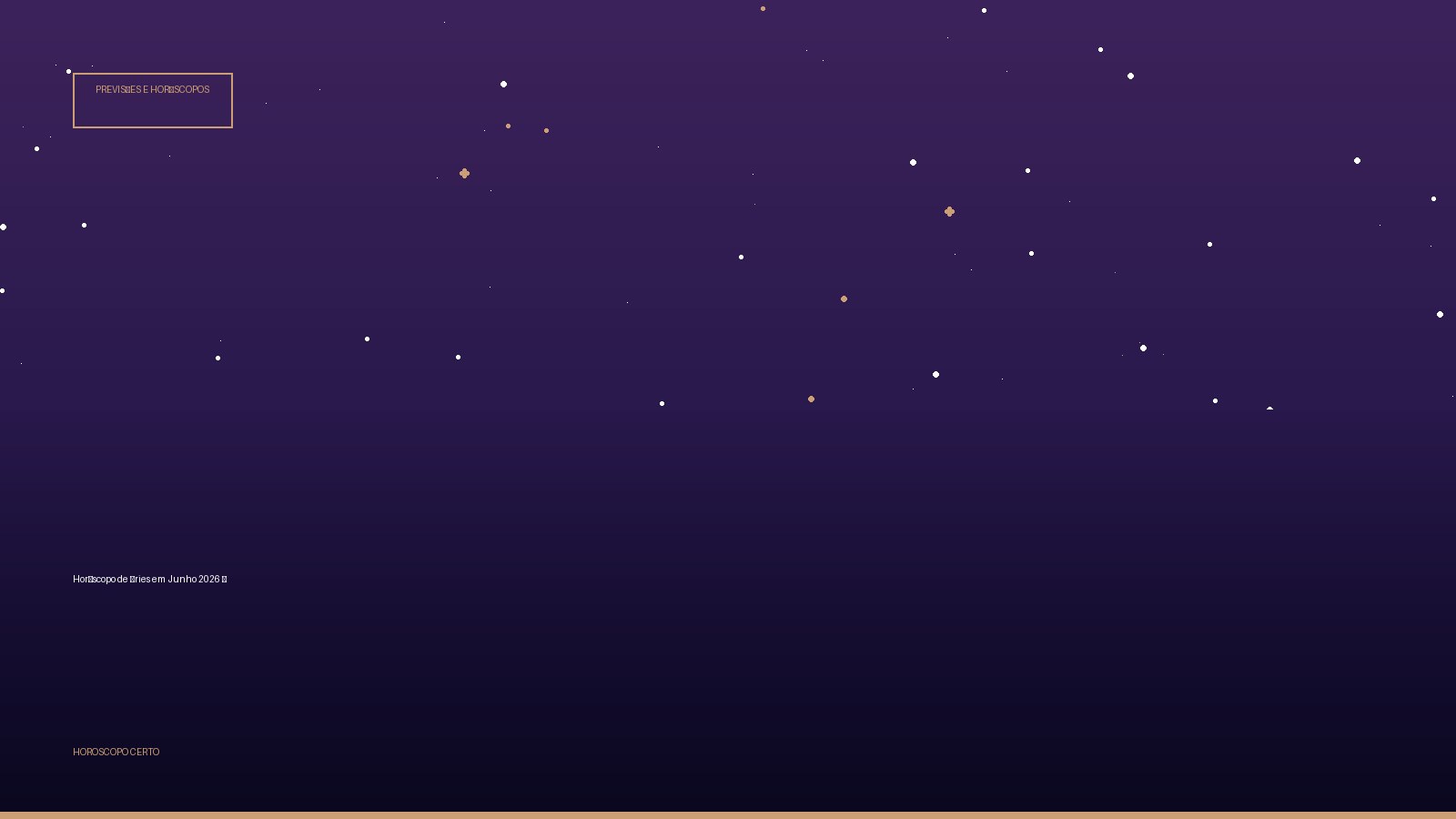 Horóscopo de Áries em Junho 2026 ♈ — Previsões e Horóscopos no Horoscopo Certo