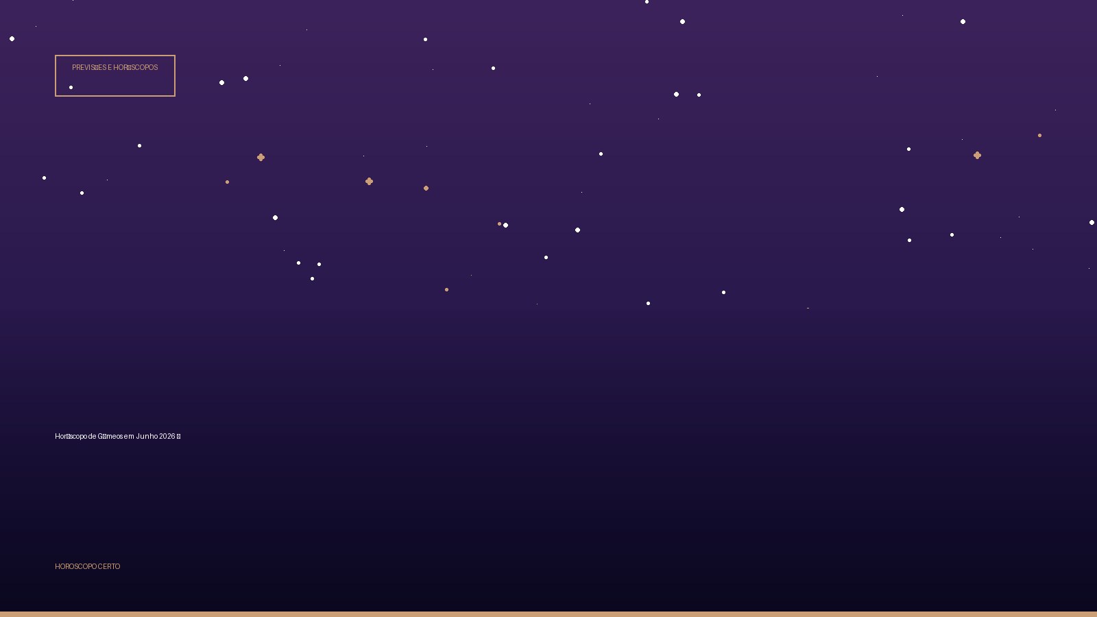 Horóscopo de Gêmeos em Junho 2026 ♊ — Previsões e Horóscopos no Horoscopo Certo