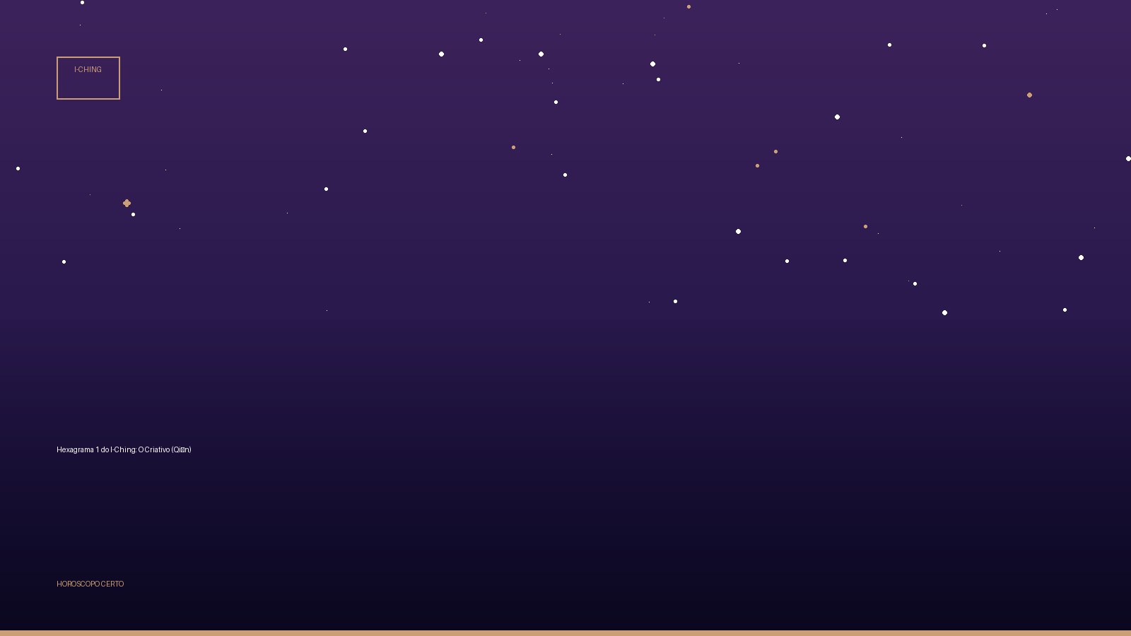 Hexagrama 1 do I-Ching: O Criativo (Qián) — I-Ching no Horoscopo Certo