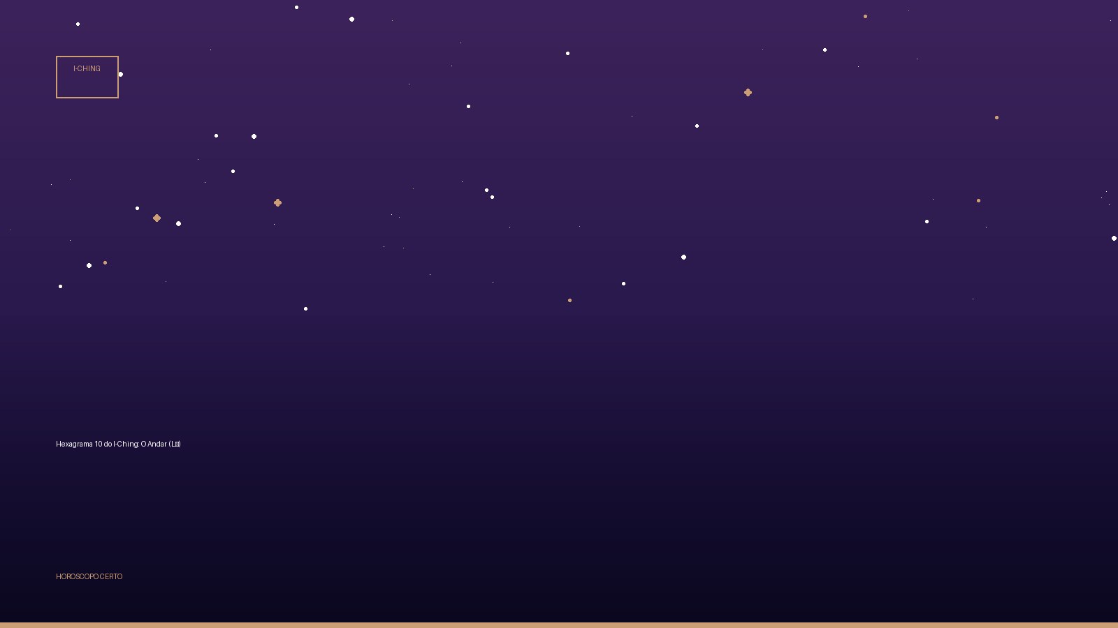 Hexagrama 10 do I-Ching: O Andar (Lǚ) — I-Ching no Horoscopo Certo