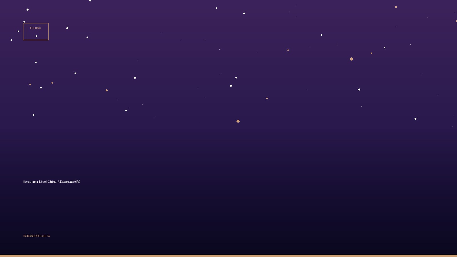 Hexagrama 12 do I-Ching: A Estagnação (Pǐ) — I-Ching no Horoscopo Certo