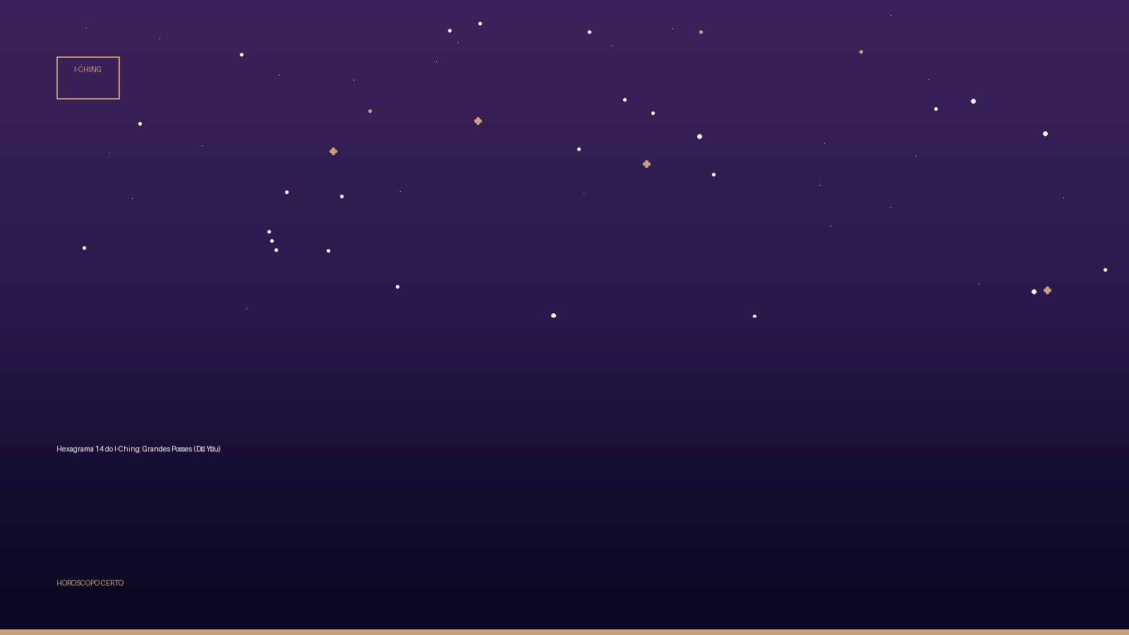 Hexagrama 14 do I-Ching: Grandes Posses (Dà Yǒu) — I-Ching no Horoscopo Certo