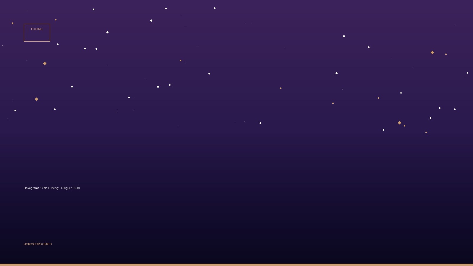 Hexagrama 17 do I-Ching: O Seguir (Suí) — I-Ching no Horoscopo Certo