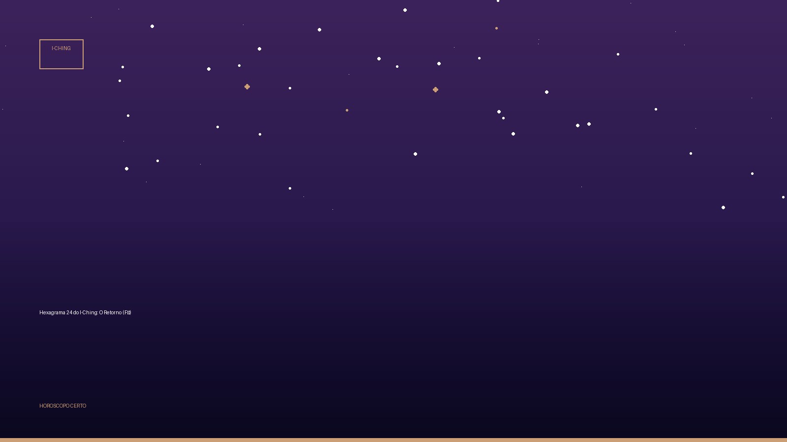 Hexagrama 24 do I-Ching: O Retorno (Fù) — I-Ching no Horoscopo Certo