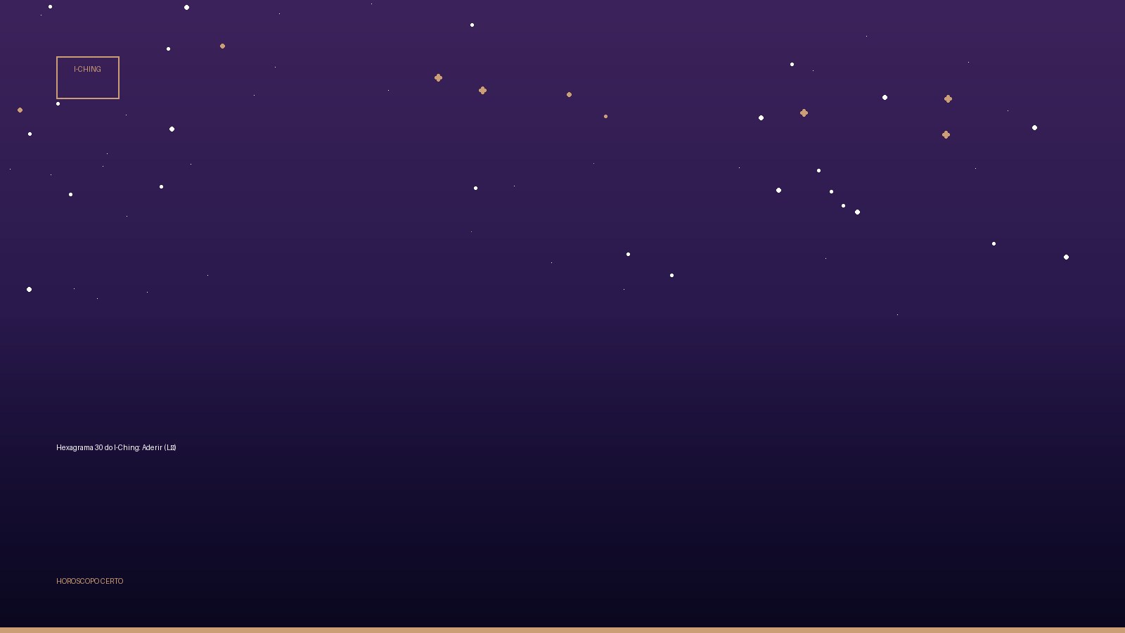 Hexagrama 30 do I-Ching: Aderir (Lí) — I-Ching no Horoscopo Certo