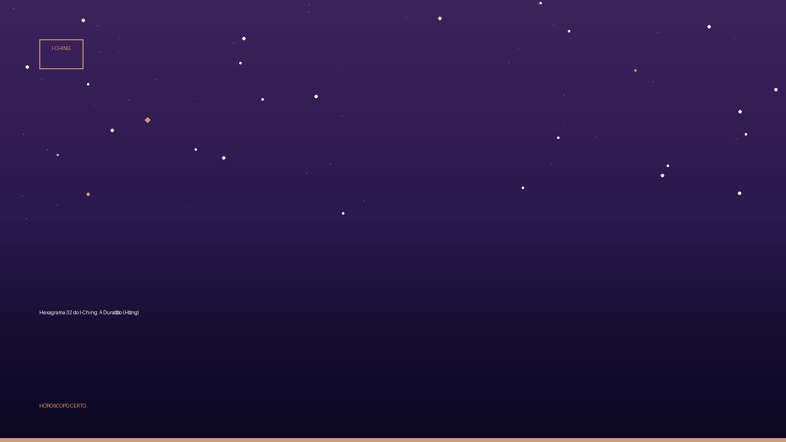 Hexagrama 32 do I-Ching: A Duração (Héng) — I-Ching no Horoscopo Certo