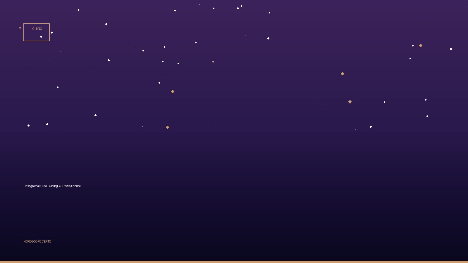 Hexagrama 51 do I-Ching: O Trovão (Zhèn) — I-Ching no Horoscopo Certo