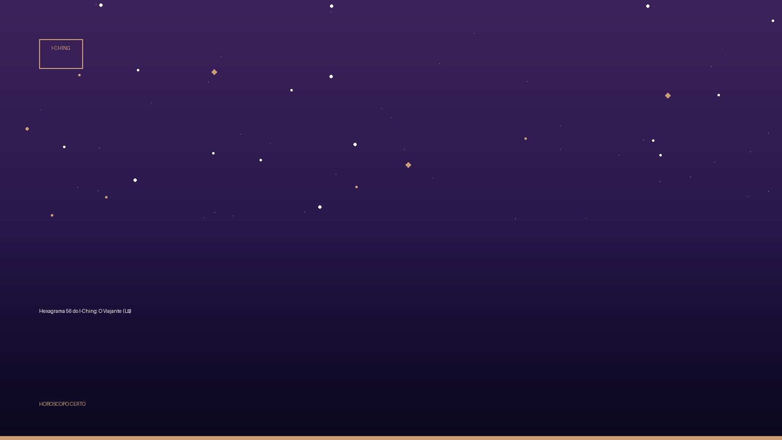 Hexagrama 56 do I-Ching: O Viajante (Lǚ) — I-Ching no Horoscopo Certo