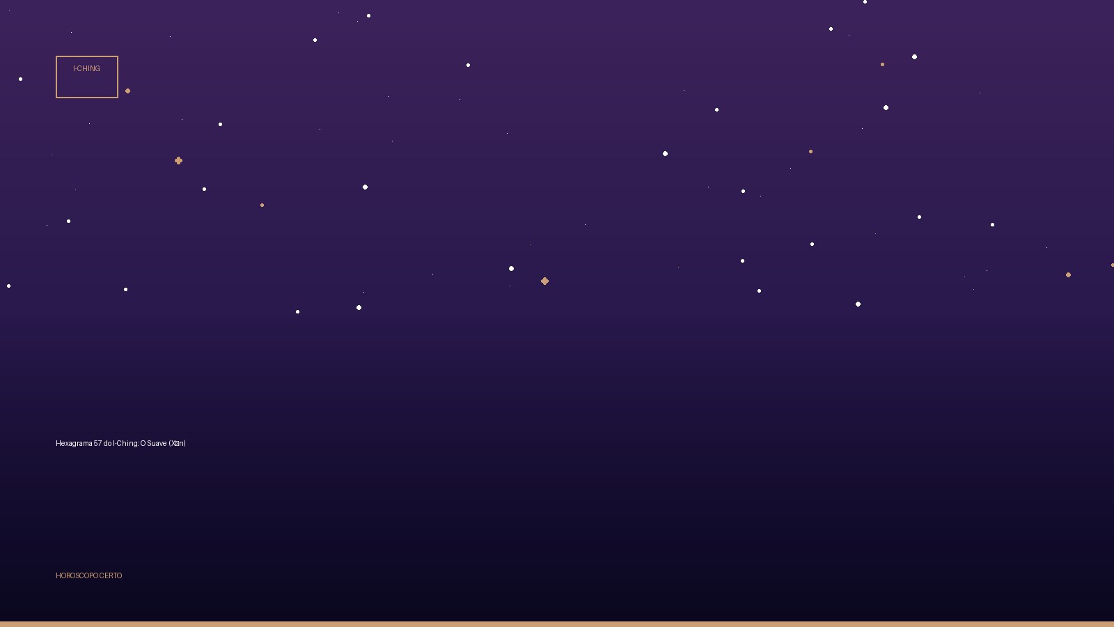 Hexagrama 57 do I-Ching: O Suave (Xùn) — I-Ching no Horoscopo Certo