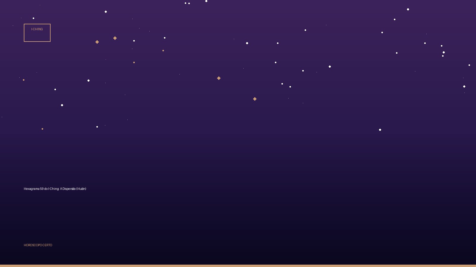 Hexagrama 59 do I-Ching: A Dispersão (Huàn) — I-Ching no Horoscopo Certo